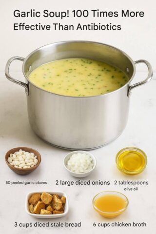Natural and Fortifying Garlic Soup