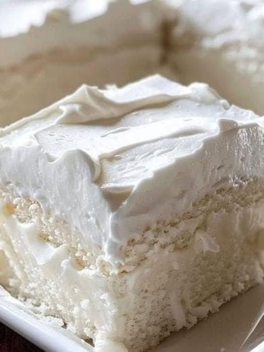 Heavenly White Snack Cake Recipe