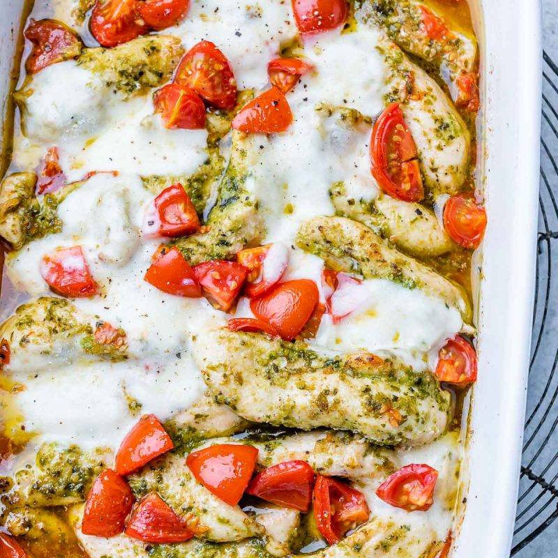 Baked Pesto Chicken
