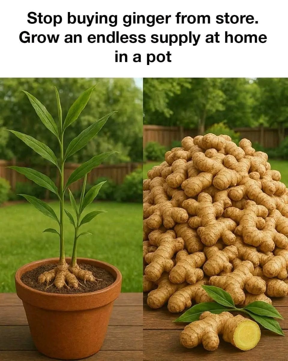 Stop buying ginger from store. Grow an endless supply at home in a pot