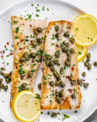 Easy Mahi Mahi in Lemony Garlic Caper Sauce
