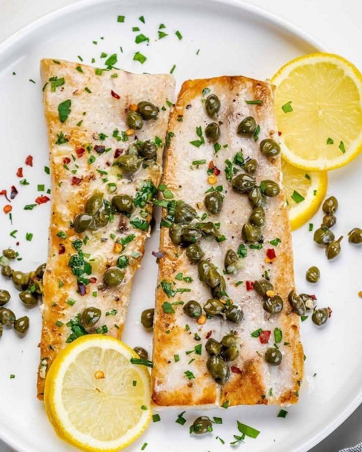 Easy Mahi Mahi in Lemony Garlic Caper Sauce
