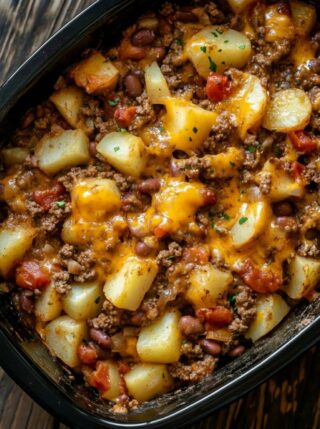 Slow Cooker Cowboy Casserole