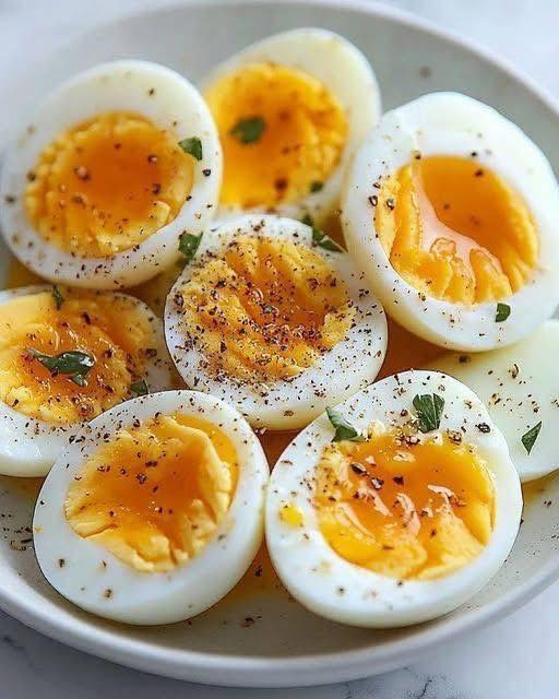 Perfect Soft Boiled Eggs with Golden Yolks Recipe