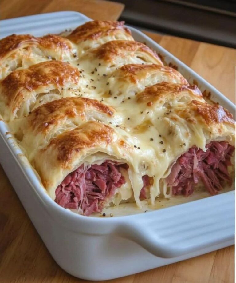 Crescent Reuben Bake