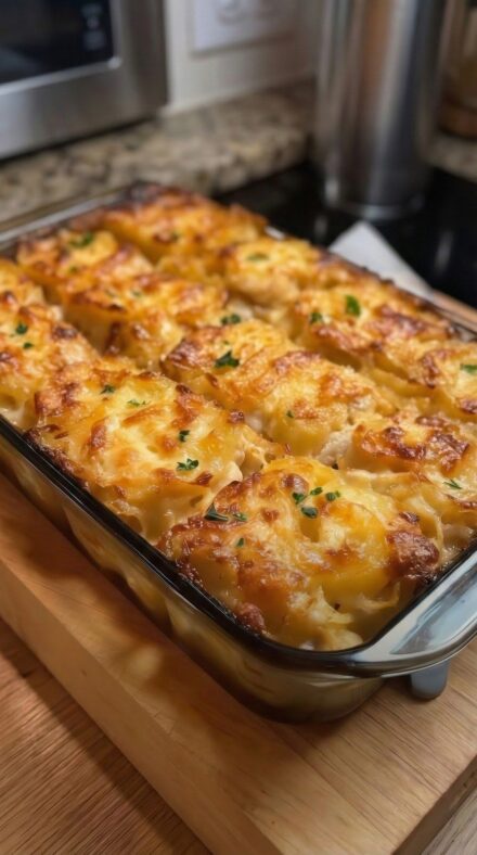 Baked Poultry and Shredded Tuber Casserole