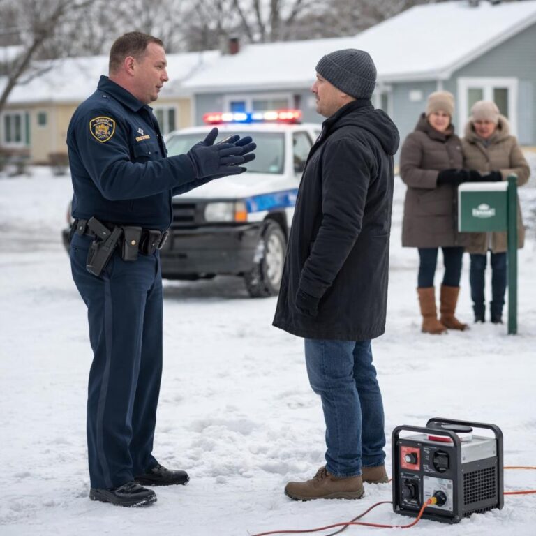 HOA Generator Snowstorm Police Call Showdown: The Night a Winter Power Outage Turned Into an Emergency Favor
