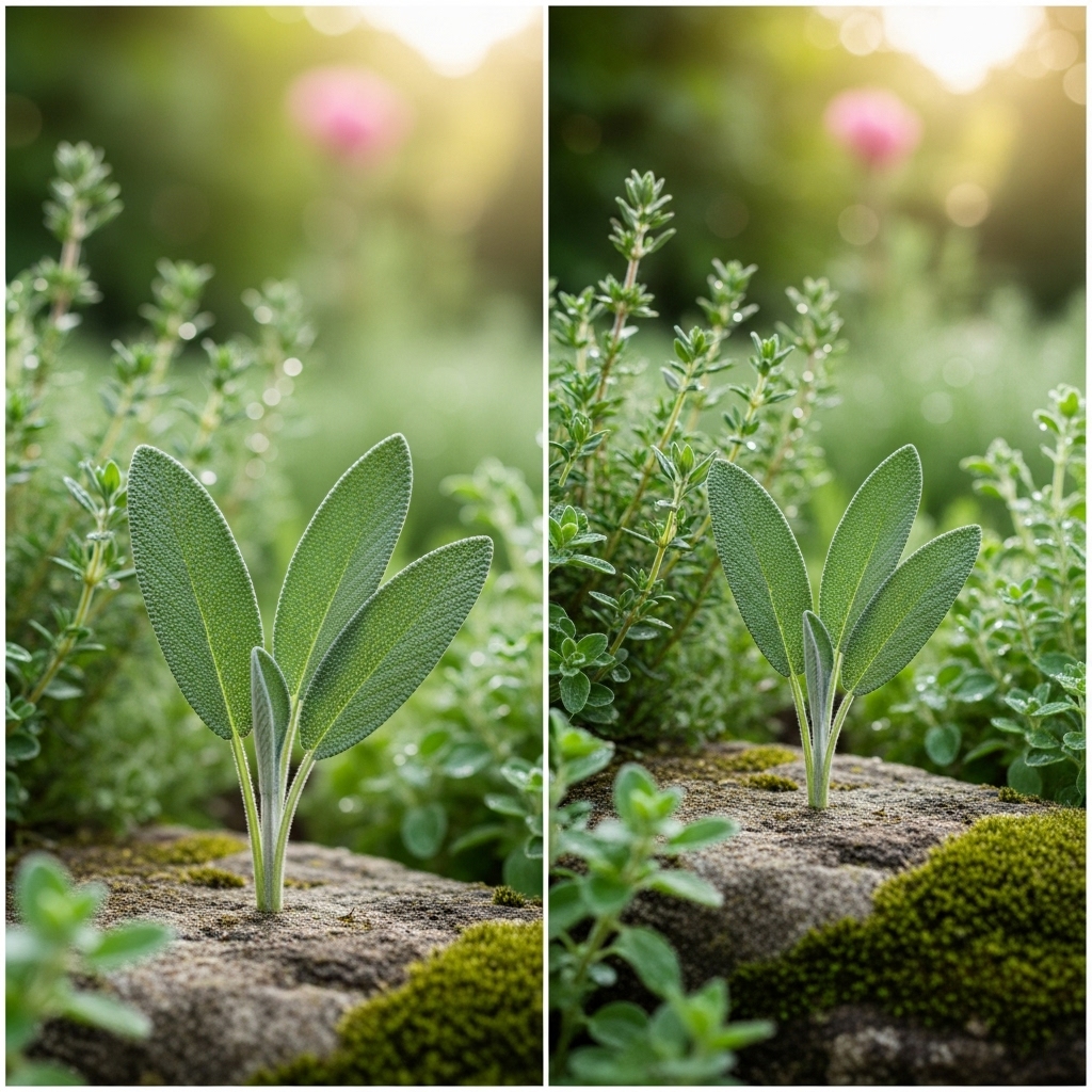 Sage, you only need 4 leaves: This trick is worth its weight in gold both indoors and outdoors!