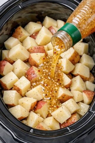 Slow Cooker Italian Herb Potatoes