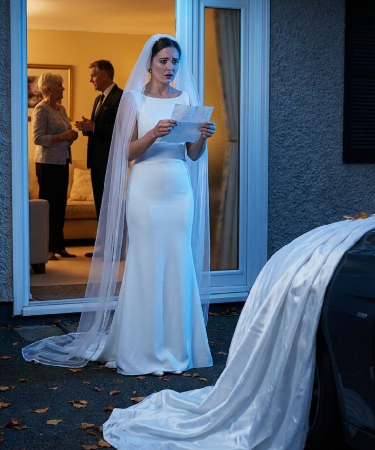 The night before my wedding, I arrived at my fiancé’s home full of joy and hope. I raised my hand to ring the bell—then I heard his voice from behind the door.