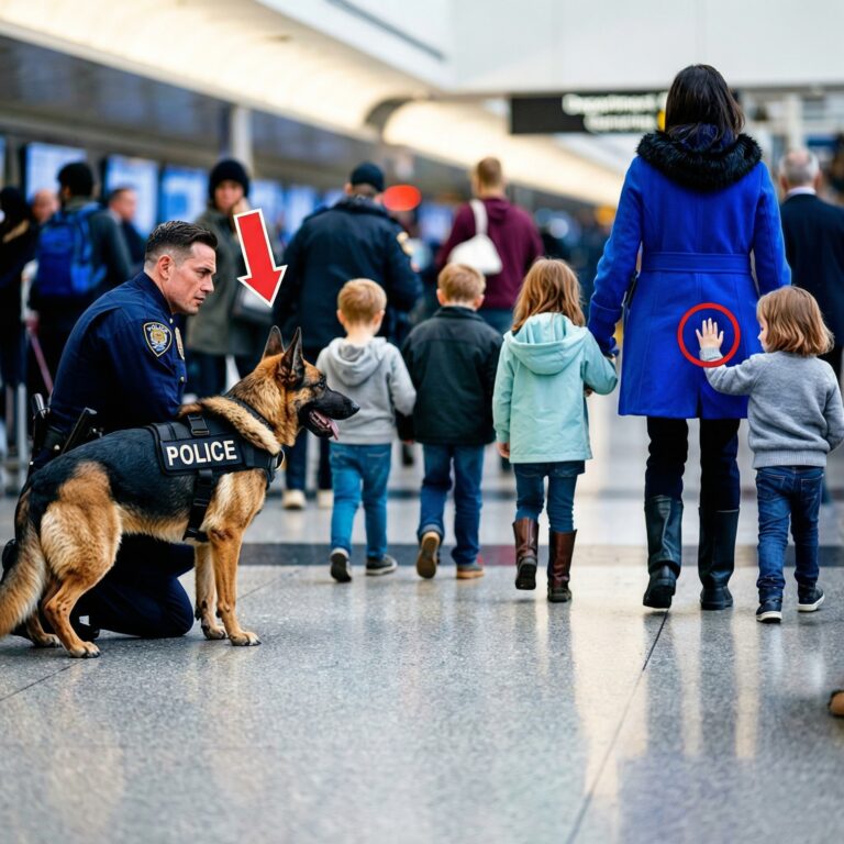 “Little Girl’s Gave Silent Signal to Police Dog — What This Dog Did Next Shocked Everyone!”…