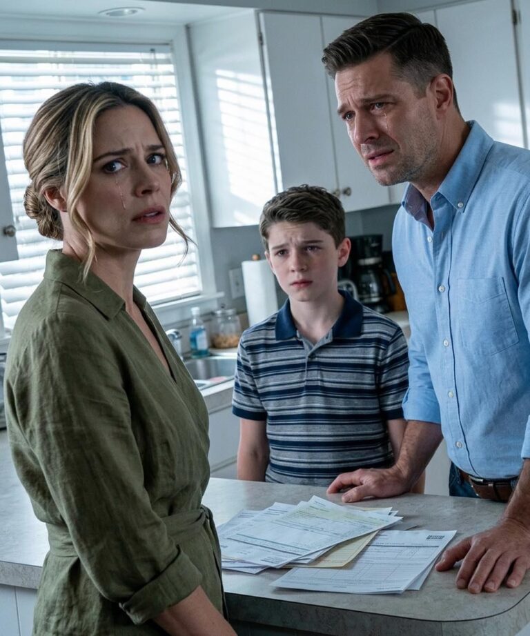 Nos abandonó sin pensarlo dos veces, se fugó con su amante y dejó tras de sí una deuda aplastante que no tenía ni idea de cómo afrontar. Luego, solo una semana después, mi hijo de 11 años dijo algo que me heló la sangre: «Mamá, tengo…»