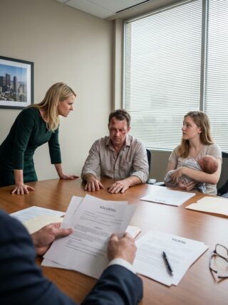Tras el fallecimiento de mi suegra, asistí a la lectura de su testamento, solo para encontrarme con mi marido sentado allí con su amante…