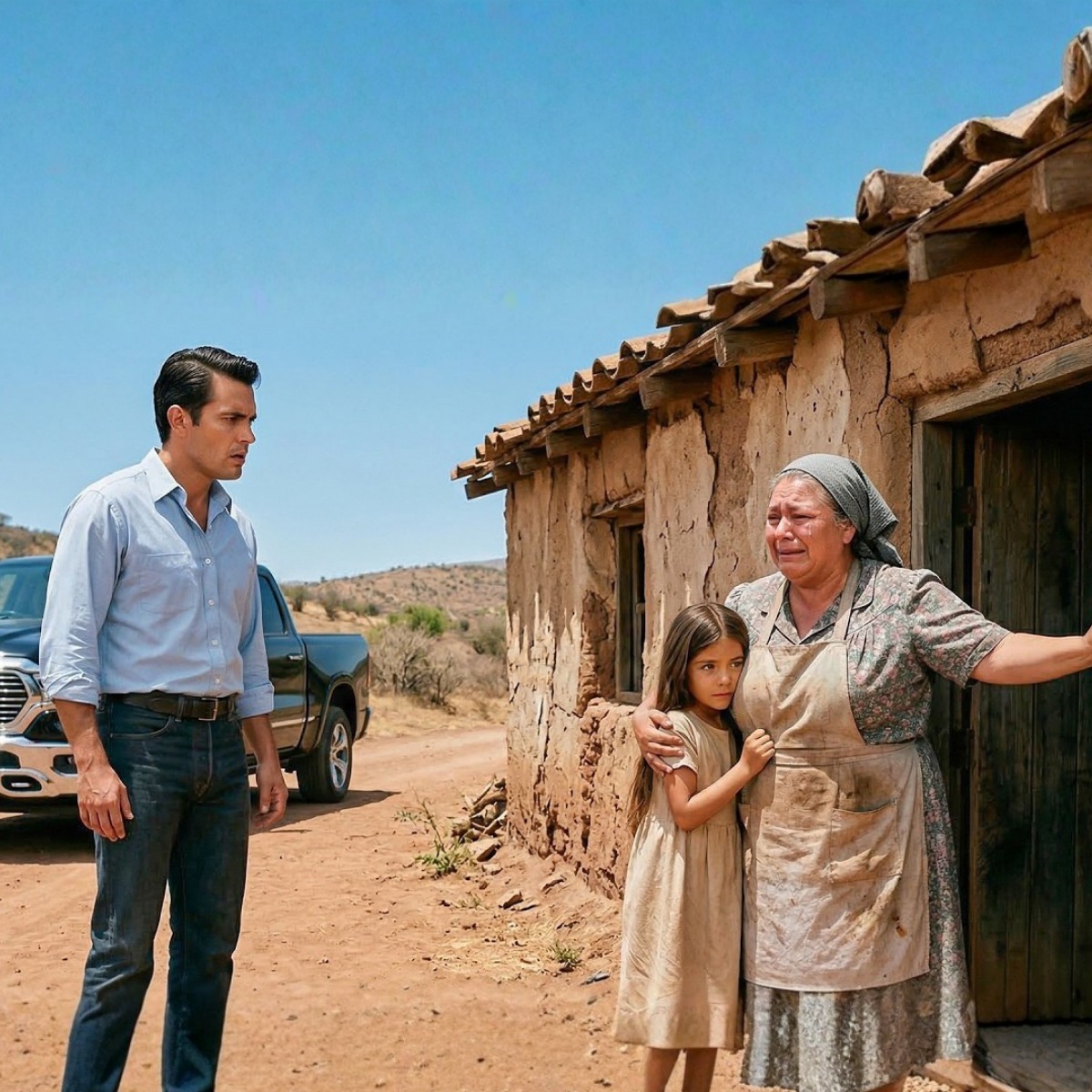 El hijo mayor regresó a casa… y encontró a su madre con una niña pequeña que no conocía.