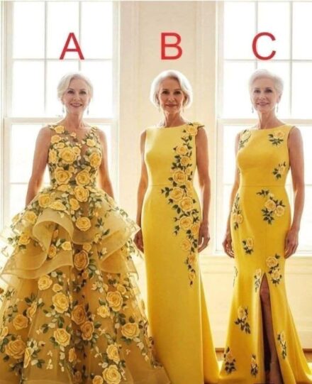 ¡Ayuda a mi mamá a elegir un vestido para la madre del novio! ¡Por favor!
