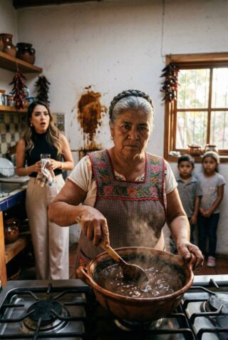 Mi nuera me arruinó la comida, la tiró contra la pared y me llamó “vieja inútil”, sin darse cuenta de que yo era quien pagaba la comida, el alquiler y el lujoso estilo de vida que ella ostentaba. Lo que siguió fue más que una simple riña doméstica: fue la caída de una reina hipócrita, el despertar de una abuela de carácter férreo y la lección más dura que esa familia jamás aprendió en la mesa.