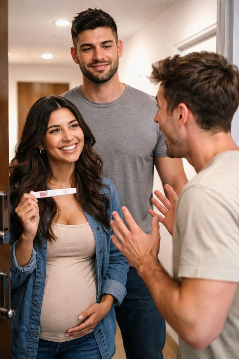 Fui a anunciarme mi embarazo a mi novio, con mi hermano de dos metros.