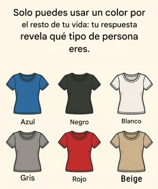 Solo puedes usar un color por el resto de tu vida: tu respuesta revela qué tipo de persona eres.
