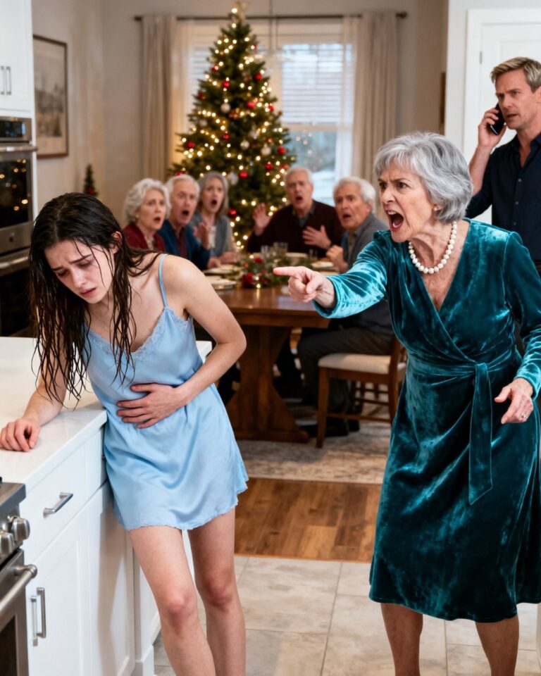 Había estado cocinando desde las 5:00 de la mañana para la cena de Navidad de mis suegros. Pero cuando pedí sentarme por el dolor de espalda de mi séptimo mes de embarazo, mi suegra, Sylvia, golpeó la mesa con la mano.-nhuy