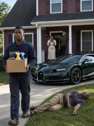 I won $450 million and stayed a janitor so my toxic family would never find out. They treated me like garbage for three years. Yesterday, they k/ick/ed me out for “shaming” them. Today, I returned to collect my boxes… in a Bugatti. My dad fainted on the lawn when he saw who was driving…