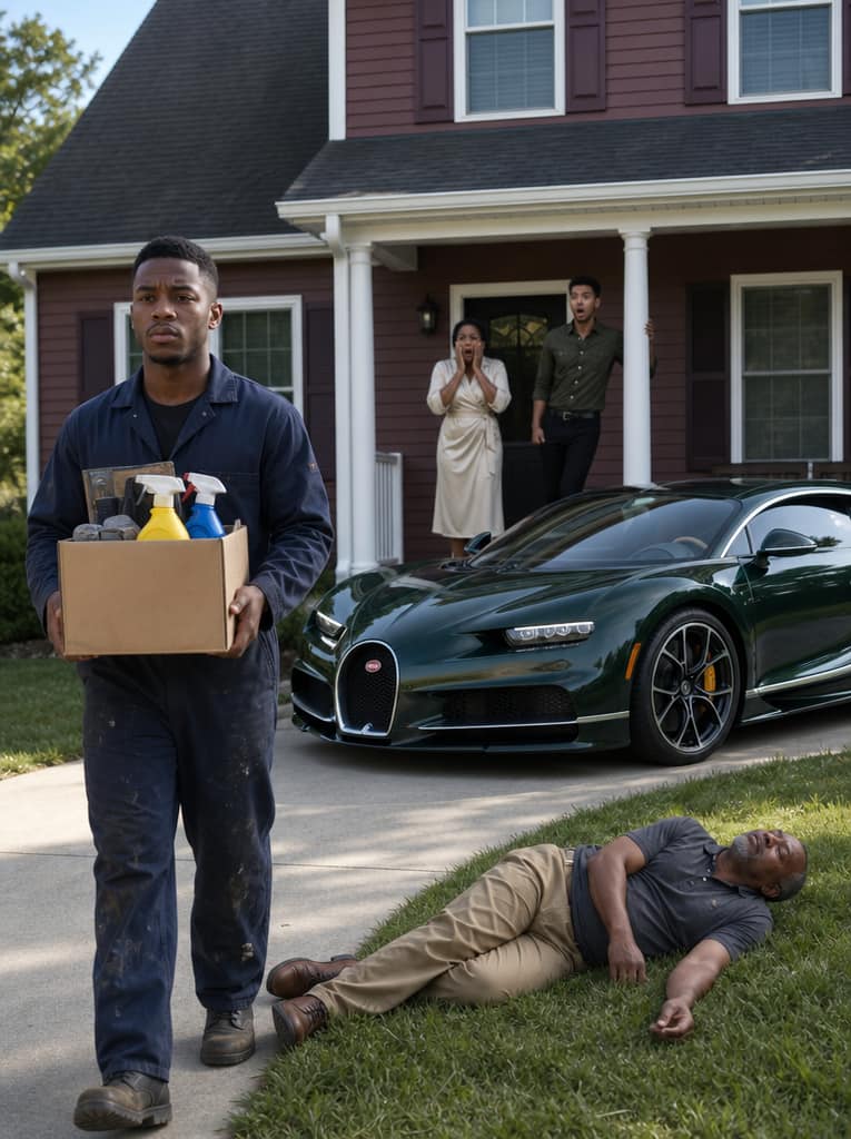 I won $450 million and stayed a janitor so my toxic family would never find out. They treated me like garbage for three years. Yesterday, they k/ick/ed me out for “shaming” them. Today, I returned to collect my boxes… in a Bugatti. My dad fainted on the lawn when he saw who was driving…