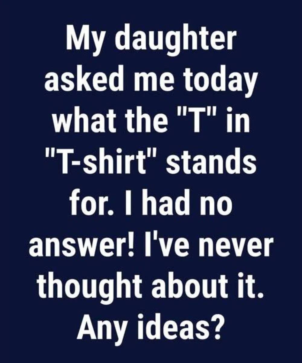 Why Do We Call Them T-shirts?