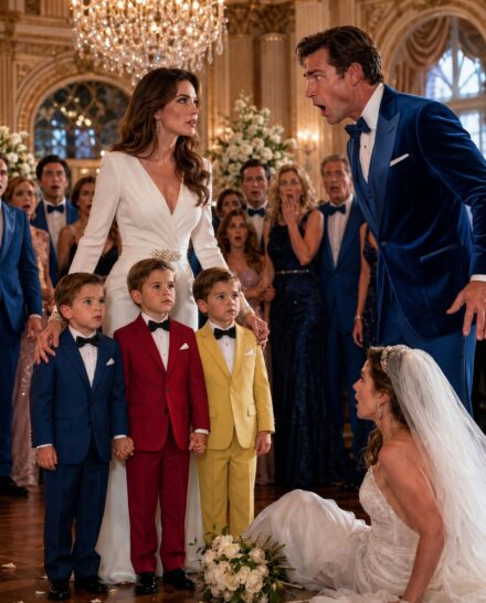 PART 3: “My ex-husband stared at the triplets in matching tuxedos and whispered, “SOPHIA… WHAT IS THIS?”