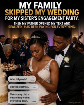 My Family Skipped My Wedding For My Sister’s Engagement Party. Then My Father Opened My Text And Realized I Had Been Paying For