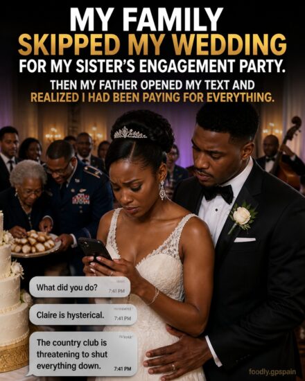 My Family Skipped My Wedding For My Sister’s Engagement Party. Then My Father Opened My Text And Realized I Had Been Paying For