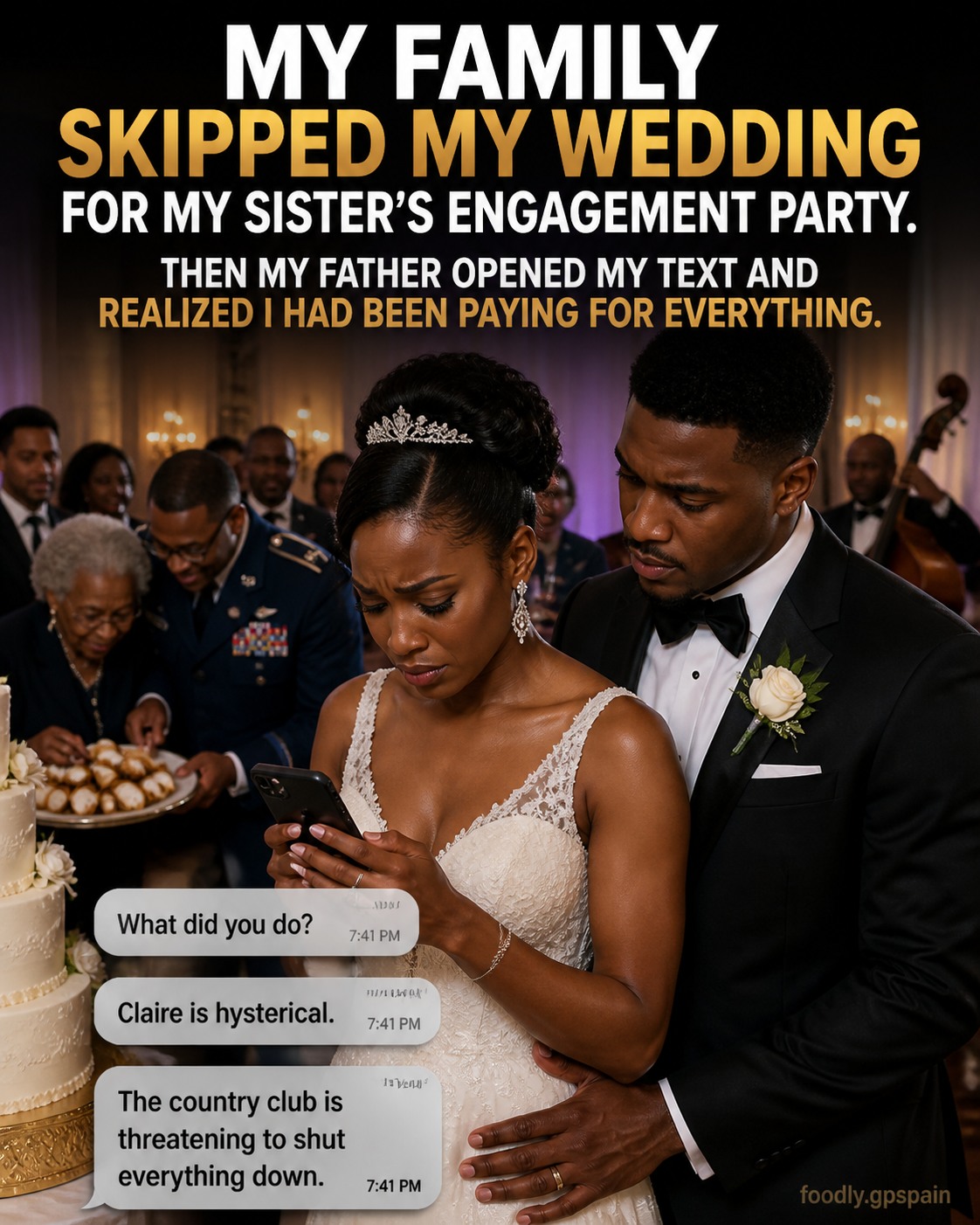 My Family Skipped My Wedding For My Sister’s Engagement Party. Then My Father Opened My Text And Realized I Had Been Paying For
