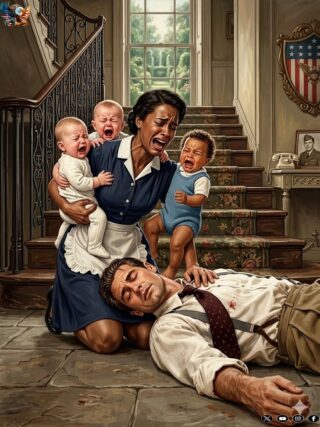 After falling down the stairs, the millionaire pretended to be unconscious; what the nanny did next made him cry.