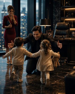 THE1 BILLIONAIRE WHO WAS TOLD HE COULD NEVER BE A FATHER—UNTIL TWO LITTLE BOYS RAN INTO HIS OFFICE SCREAMING “DADDY!” M1