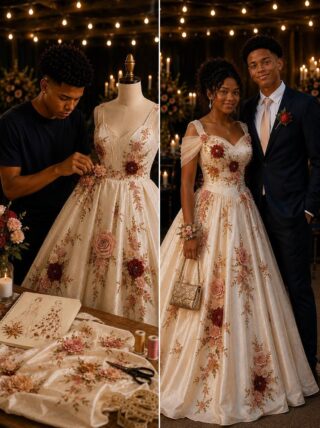 My Daughter’s Best Friend Sewed Her a Prom Dress After Every Shop Told Us She Was Too Big for a Beautiful Gown – What Else He Did at Prom